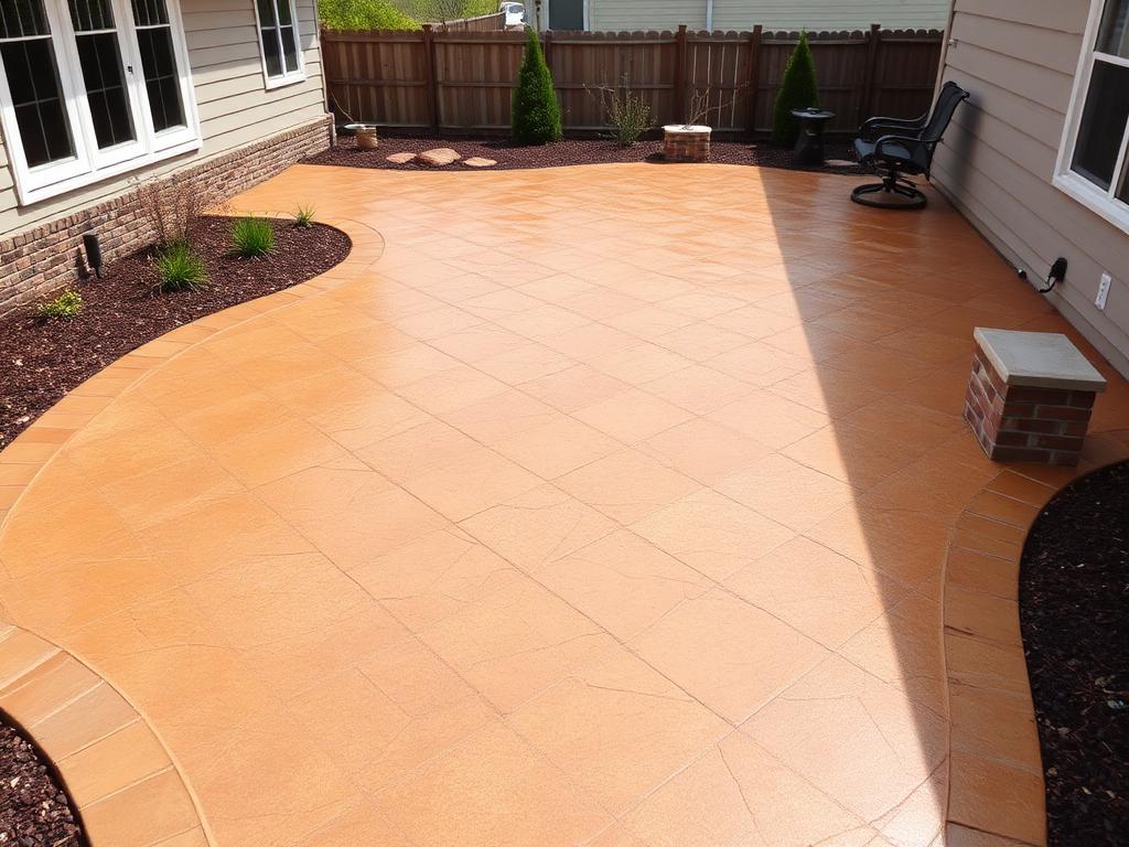 Stamped & Brushed Concrete